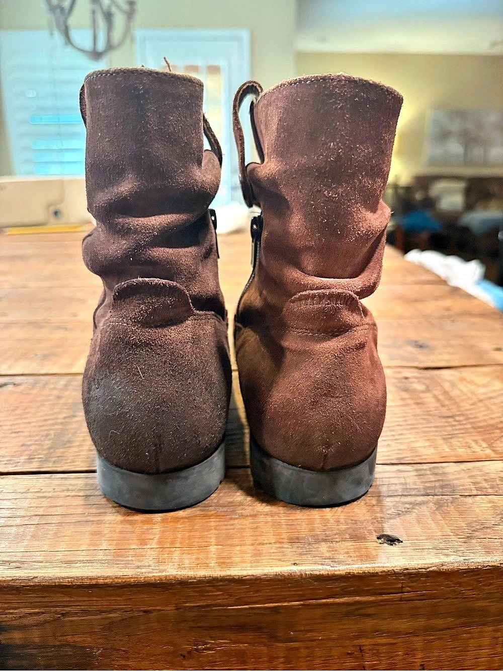 Birkenstock Cranberry Suede Slouchy Ankle Boots - Picture 3 of 5